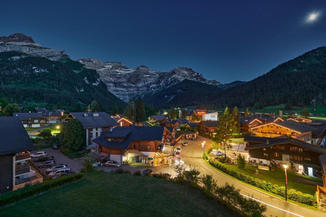 Magnifique Appartement Aux Diablerets Avec Vue Imprenable Les Diablerets Exterior foto