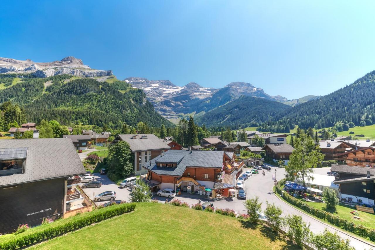 Magnifique Appartement Aux Diablerets Avec Vue Imprenable Les Diablerets Exterior foto