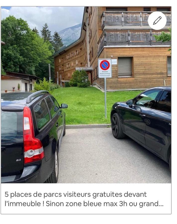Magnifique Appartement Aux Diablerets Avec Vue Imprenable Les Diablerets Exterior foto